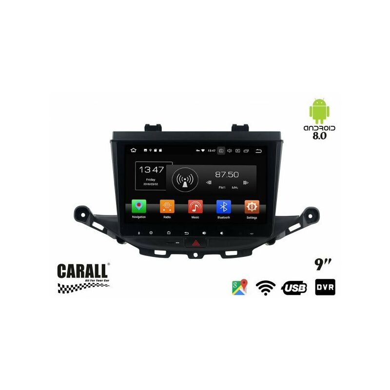 Image of Autoradio Android 8,0 Opel Astra k gps dvd usb sd wi-fi Bluetooth Navigatore