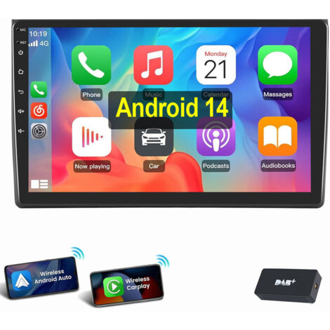 Autoradio Apple CarPlay Android 14 GPS SWC pour Audi A4 2000-2008 S4 8E 8H B6 B7 1+32G DAB