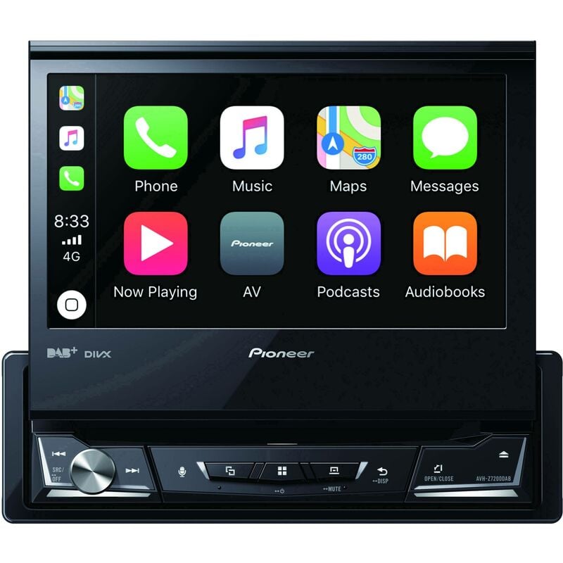 AVH-Z7200DAB Ampli-tuner multimédia tuner dab+, port pour commande au volant, kit mains libres bluetooth, AppRadio Q740392 - Pioneer