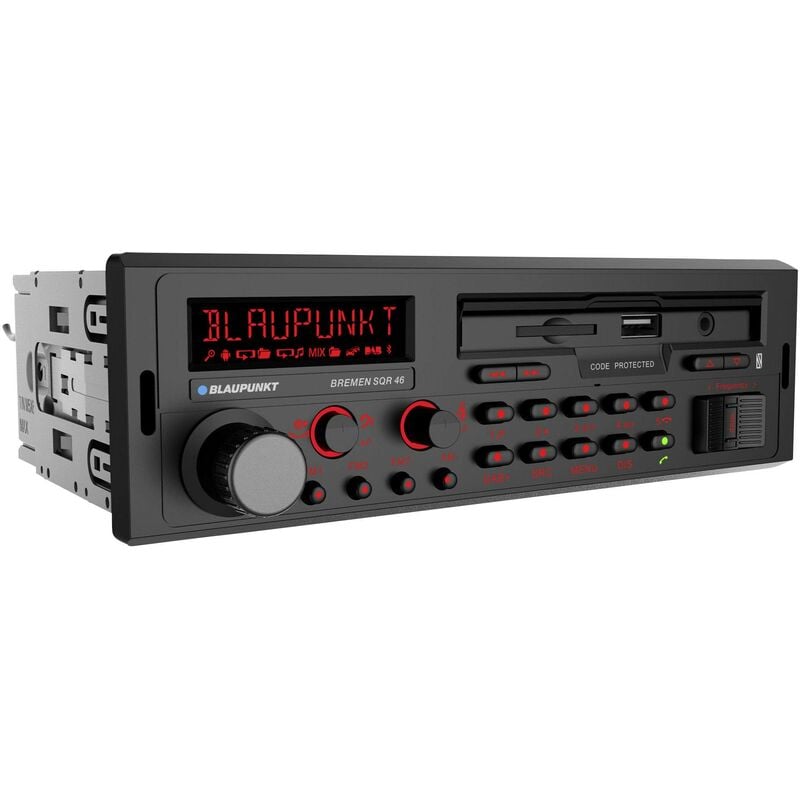 Bremen sqr 46 dab Autoradio tuner dab+, kit mains libres bluetooth, design rétro Q015712 - Blaupunkt