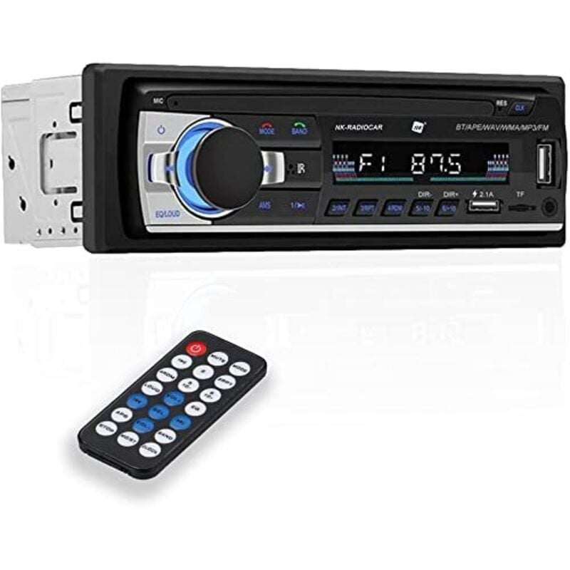 NK - Autoradio Voiture Avec Bluetooth Et 1 Din