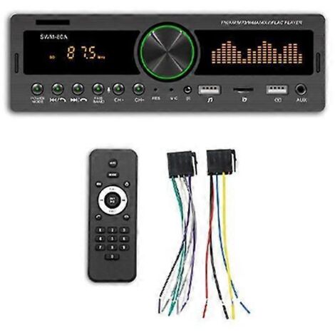 Autoradio Bluetooth MP3 multifonction avec lecteur de clé USB intégré