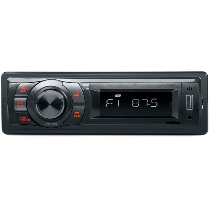 Muse - Autoradio Bluetooth AR275BT - USB/Micro sd, Radio Fm 18 stations - 80W - Affichage rétro-éclairé multifonction Fond blanc