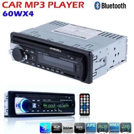 Autoradio Bluetooth - Non spécifié - Lecteur USB - 60W x 4 - Appels mains libres - Micro intégré
