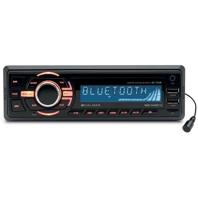 RDS Autoradio Bluetooth 5.0, Poste Radio avec LCD Affichage Horloge, 7  Couleurs Éclairage, 4x65W Autoradio 1 Din pour 9-24V Voiture, Supporte Main  Libre/FM/AM/2 USB/AUX/SD/TF/MP3 : : High-Tech