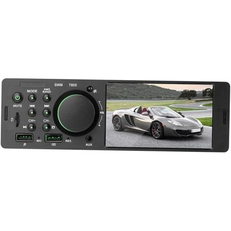 Autoradio da 4 pollici, nera
