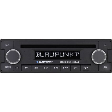 Autoradio DAB BT avec Apple CarPlay – Lecteur CD, USB, Bluetooth 5.0 – Écran LCD multicolore – 4 x 50W, 35 stations mémorisables – Blaupunkt