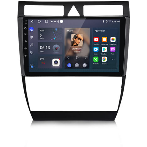 Autoradio Hexinex Pour Audi A6 S6 RS6 C5 1997-2004 Android 14 CarPlay 2+64GB