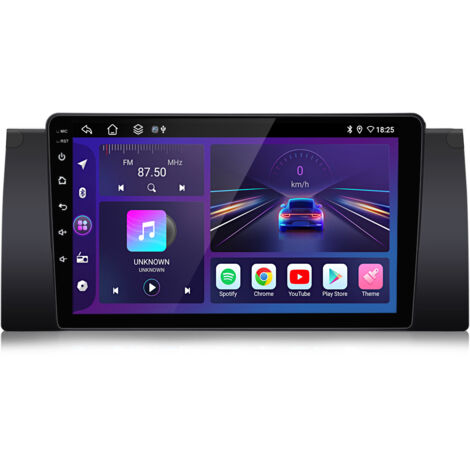 Autoradio Hexinex Pour BMW E39 Android 14 CarPlay 2+64GB