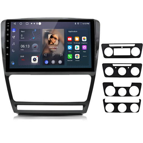 Autoradio Hexinex Pour Skoda Octavia 2008-2013 Android 14 CarPlay 2+64GB