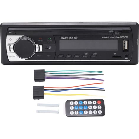 Autoradio mit KI-Sprachsteuerung, LED-Bildschirm, duale Bluetooth-Konnektivität, Freisprechfunktion und USB 2.0 zum Musikhören