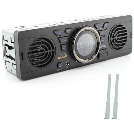 Autoradio MP3 avec transmetteur FM Bluetooth et prise en charge des cartes TF/USB/AUX