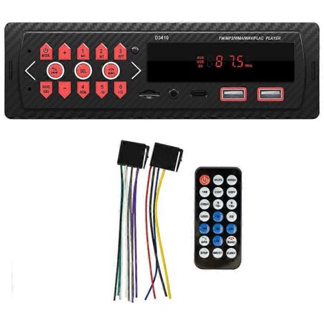 Autoradio MP3 mains libres Bluetooth intelligent --