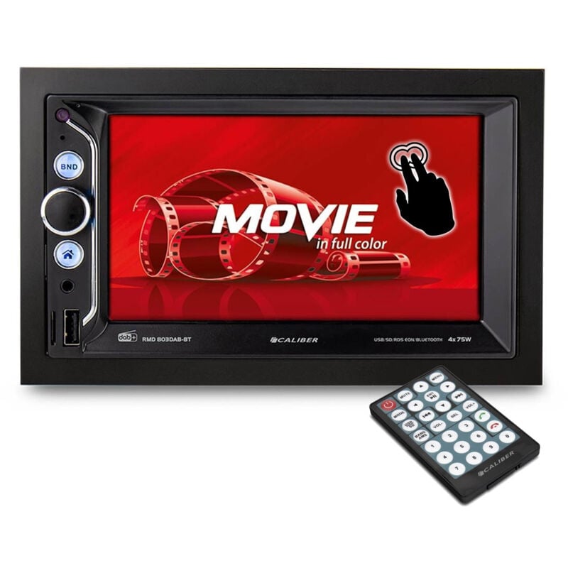 RMD803DAB-BT Ampli-tuner multimédia connexion possible à une caméra de recul, kit mains libres bluetooth, tuner dab+, avec antenne dab, ave Y108622