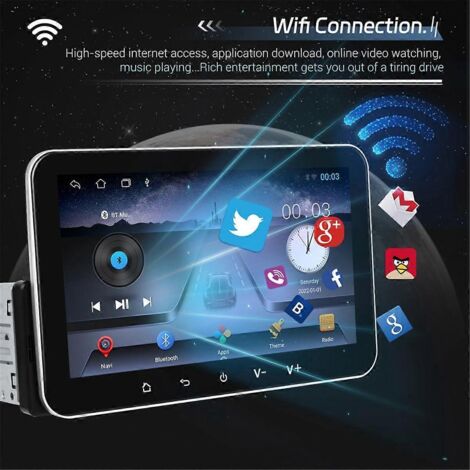 Autoradio multimédia 1 DIN 7 pouces pour Android 2G+32G