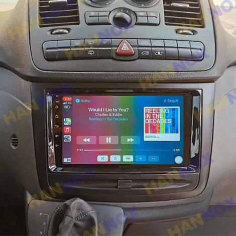 Autoradio multimédia Android avec lecteur vidéo et navigation pour Mercedes-Benz Vito Viano W639 (2004-2016).