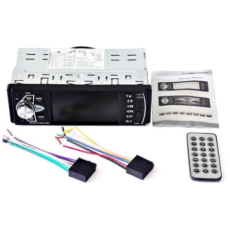 Autoradio multimédia de voiture compatible Bluetooth, lecteur MP5, port USB et carte TF