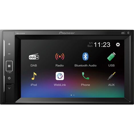Autoradio - PIONEER - DMH-A240DABDAB - USB - 2 DIN - écran 6,2 - Bluetooth - DAB+