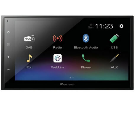 Autoradio - PIONEER - DMH-A340DABDAB - USB - 2 DIN - écran 6,8 capacitif type FLAT - Bluetooth - DAB+