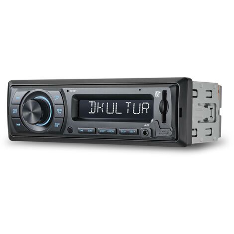 Autoradio Renkforce RF-4746690 avec antenne DAB, tuner DAB+, kit mains libres bluetooth