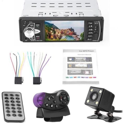 Autoradio Stéréo HD Bluetooth mains libres voiture lecteur MP5 4.1 pouces