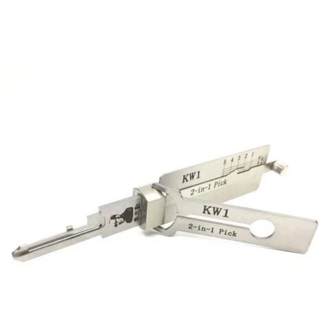 Autoreparaturset [Lishi Tools] [001] [Profi-Set] - Box 30 x 5 x 3 cm aus hellgrauem Metall (1x)