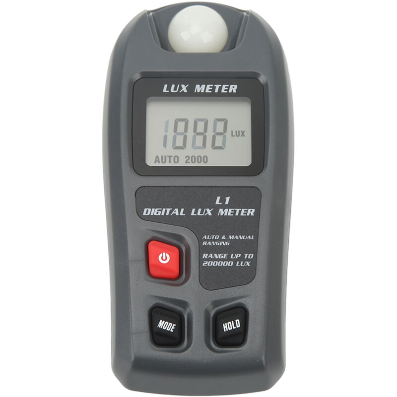 Autorisé) bside Photomètre numérique de haute précision Photomètre portable Luminance d'éclairage (expédié sans batterie) (Spécifications du