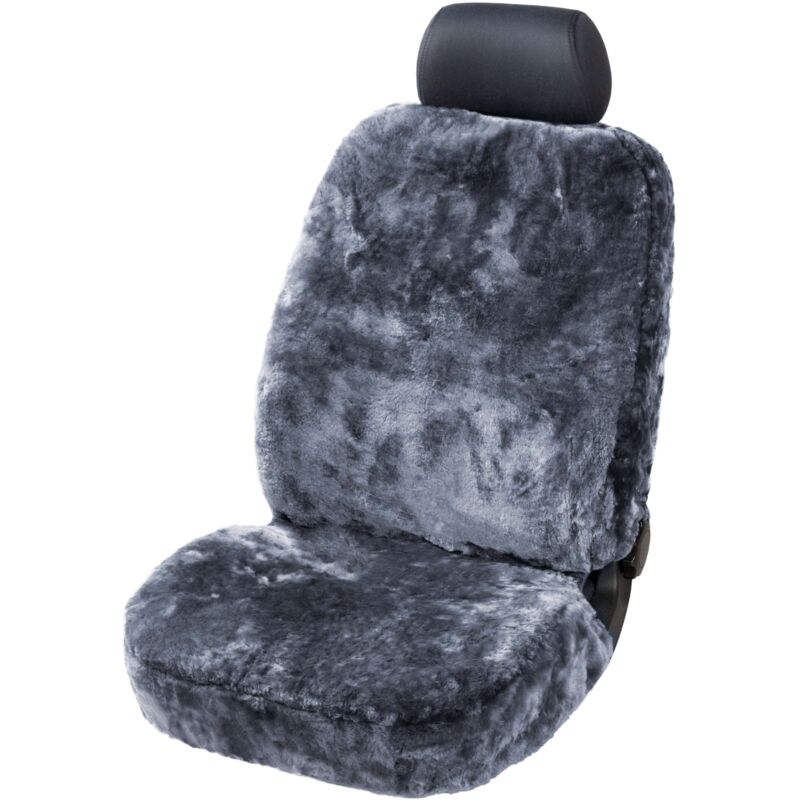 Image of Walser Autositzbezug Lammfell Monette anthrazit mit ZIPP IT System 1-teilig Sitzbezüge