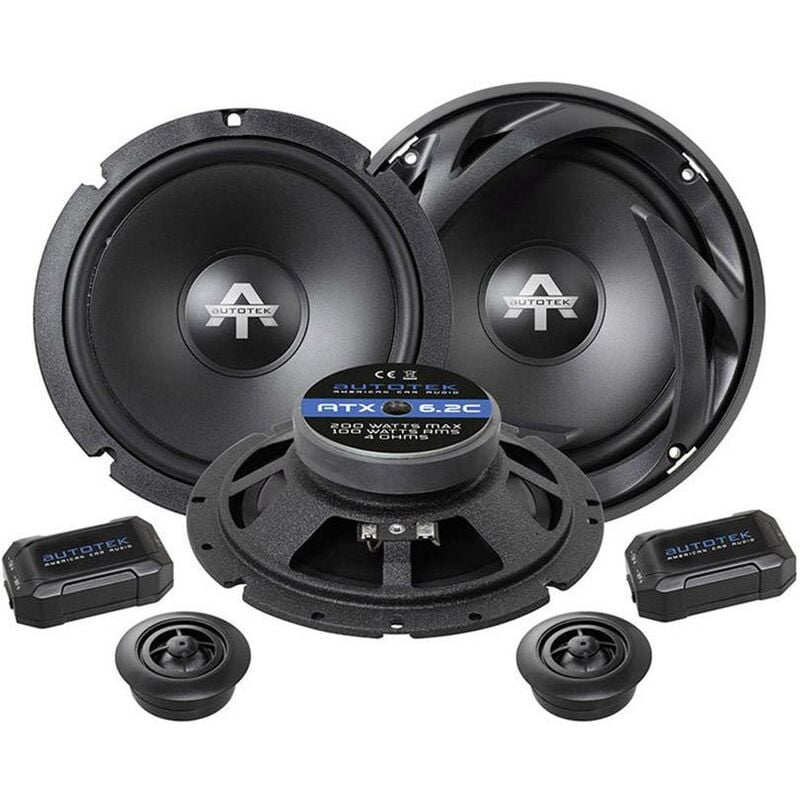 Autotek - atx 6.2C Set de haut-parleurs 2 voies à encastrer 200 w Contenu: 1 set C909031