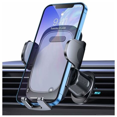 Autotelefonhalter, 360° drehbarer Autotelefonhalter mit Belüftungsöffnung, Ein-Knopf-Entriegelung