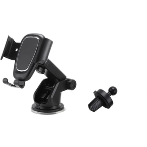 Autotelefonhalter, 4-7,2 Zoll, 360-Grad-Drehung, Silikon, universell, schwarz