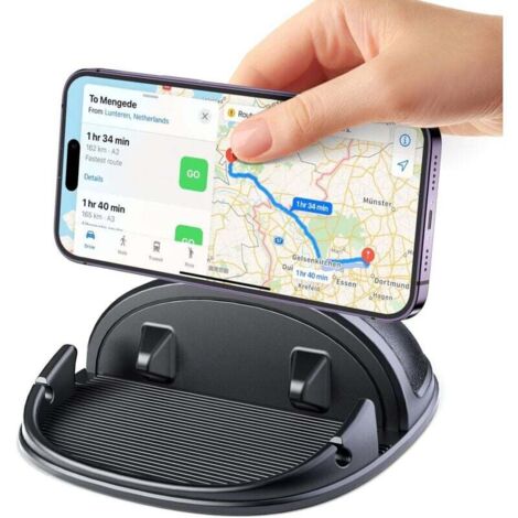 Autotelefonhalterung, Universal-Autohalterung, Armaturenbrett-Autotelefonhalterung für iPhone 16 15 14 13 12 Pro Max 11 XR XS 8 7 Samsung Galaxy Huawei OnePlus und andere GPS-Smartphones  FLITI