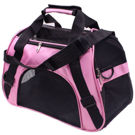 Autotragetasche für Hunde und Katzen, 52 x 27 x 32 cm (Rosa)