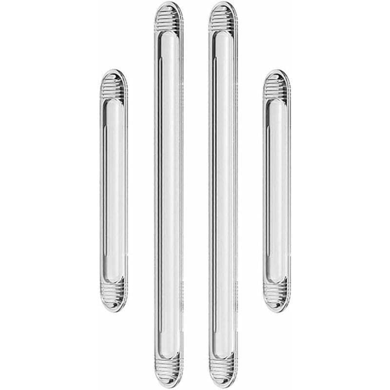 Image of Autotür-Schutzstreifen – 4er-Pack – Transparent – Kratz- und stoßfest – Selbstklebend