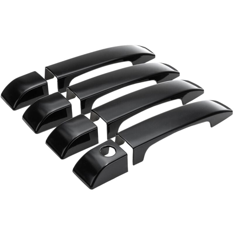 Image of Autotürgriffabdeckungen, Zierleiste, glänzend schwarz, Außengriffabdeckung für Range L322 2002–2012
