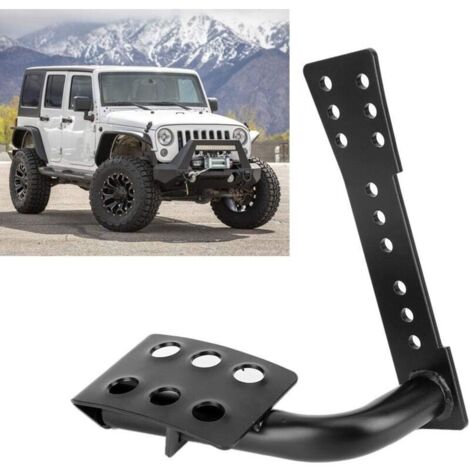 Autozubehör, Qiilu Autopedal, Metall-Autopedal links, Fußstützen-Dekorationszubehör für Wrangler JK