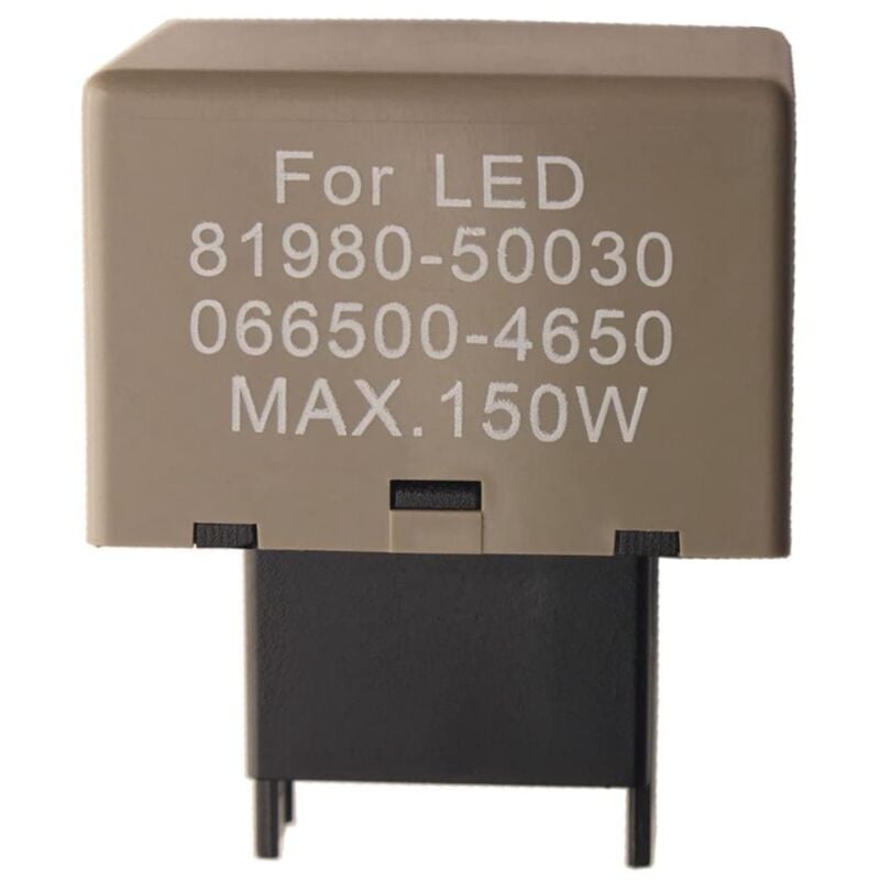 Image of Tlily - Autozubehör 8-poliges elektronisches Blinkrelais für LED-Lampe 81980-50030 066500-4650