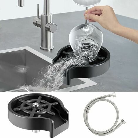 Lave-tasse automatique robinet rinceur de verre barre pichet de café  nettoyage à haute pression tasse outil maison cuisine commo