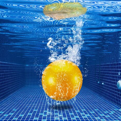 Autre accessoire pour piscine Jouets de piscine Boule d'eau, balles de piscine de 22 cm avec adaptateur de remplissage d'eau, balles rebondissantes de natation sous-marines pour adultes, adolescents