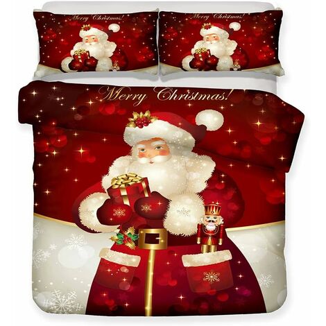 Autre décoration pour Noël-Parure de lit avec housse de couette douce et facile d'entretien pour enfants, garçons, filles, adolescents, hommes et femmes, Style 47 , 220x260cm