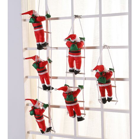 Autre décoration pour Noël,3 échelles pour monter les décorations du Père Noël, les suspensions de Noël