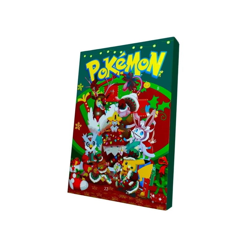 Autre décoration pour Noël,Calendrier de l'avent de noël Pokemon, 24 pièces, boîte aveugle pour figurines d'action, jouets, figurines d'anime, cadeau