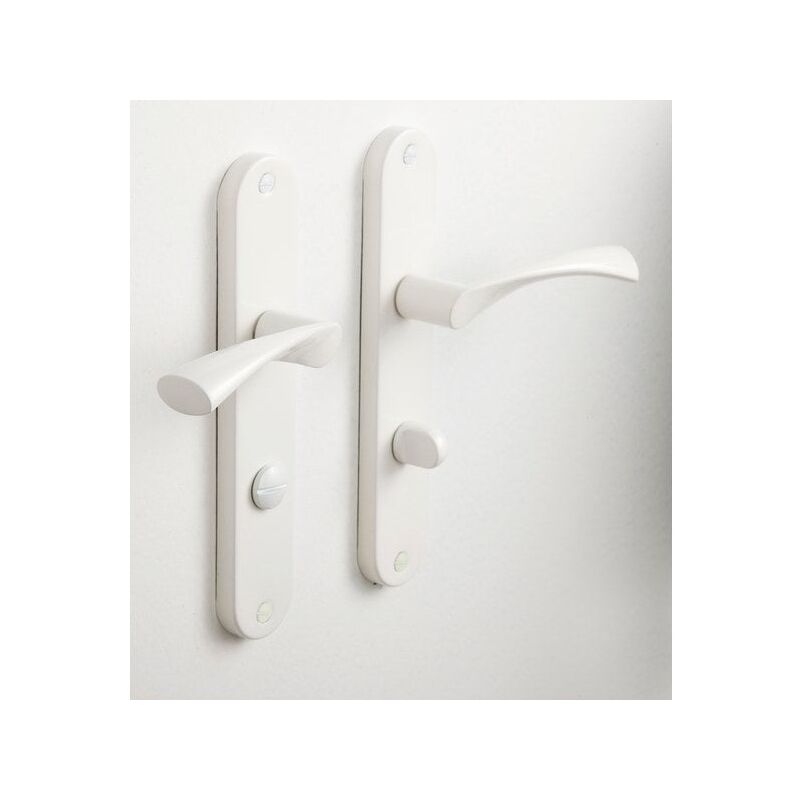 AUTRES 2 poignées de porte Anais condamnation INSPIRE, acier entraxe 195 mm Voir les détails du produit