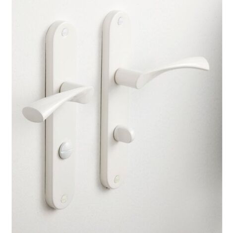 AUTRES 2 poignées de porte Anais condamnation INSPIRE, acier entraxe 195 mm Voir les détails du produit