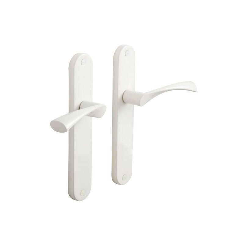 AUTRES 2 poignées de porte Anais sans trou CHAINEY, acier entraxe 195 mm Voir les détails du produit