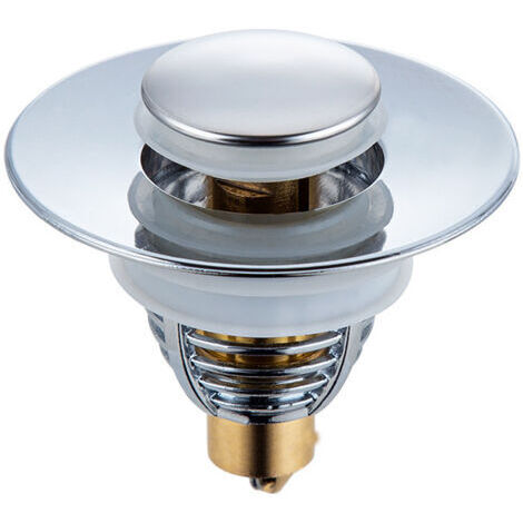 Autres accessoires de robinetterie,Bouchon de lavabo universel Pop Up avec tamis anti-clogging (32 à 42 mm)