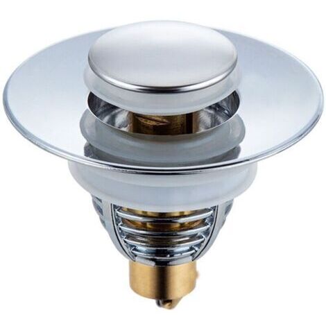 Autres accessoires de robinetterie,Bouchon de lavabo universel Pop Up avec tamis anti-clogging (32 à 42 mm)