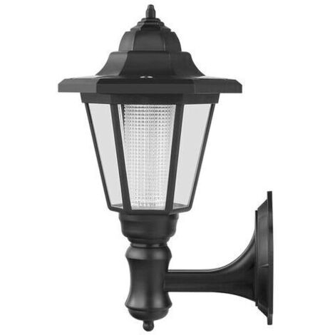 Autres ampoules Extérieur étanche Eclairage Spot LED solaire Lampe murale IP44 28 x 18 cm pour Jardin Cltures Murs Cour Lumière chaude