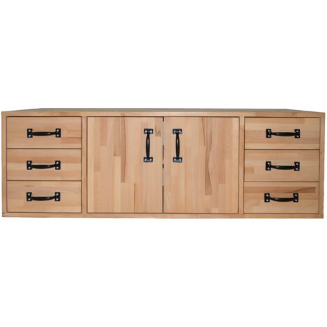 AUTRES Armoire en hêtre massif pour établi 2000-2500 mm - Rangement Profi