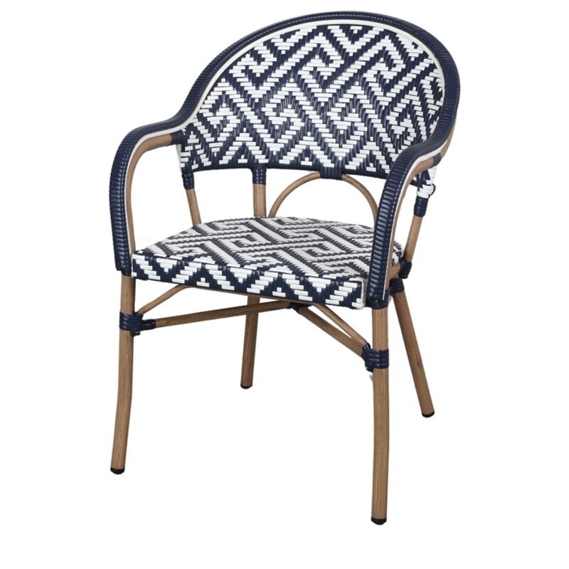 AUTRES Chaise d'extérieur avec un style bistrot - modèle 058 - bleu
